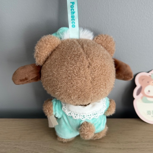 TOP TOY Sanrio Characters Latte Baby Plush Pochacco - Picture 2 of 3